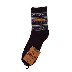 Men Northeast Outfitters Cozy Cabin Navy Socks
